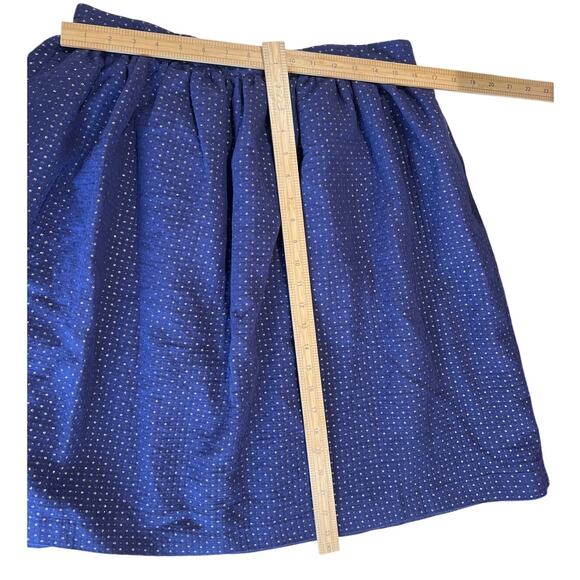 Dressed Up by Gymboree Womens Navy Metallic Silver Skirt Size 12 Length 23" Prep - Picture 7 of 9